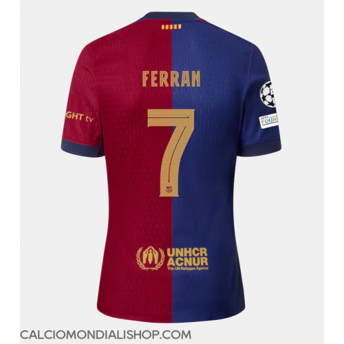 Maglie da calcio Barcelona Ferran Torres #7 Prima Maglia 2024-25 Manica Corta